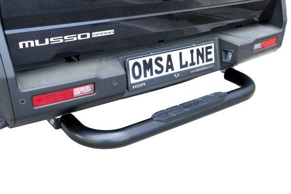 OMSA Ssangyong KGM Musso Amazon Arka Koruma Çap:76 Siyah 2026 ve Sonrası