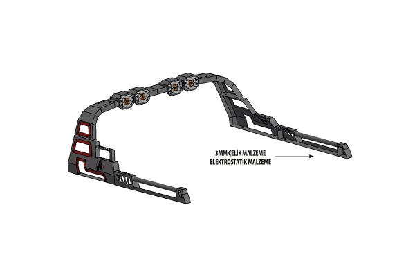 OMSA Ssangyong KGM Musso Dakar Ledli Rollbar 2026 ve Sonrası