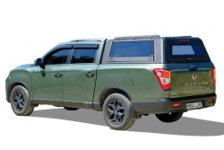 Pick-Up Cabin - OMSA Ssangyong Musso Omcap Camlı Kabin Paslanmaz Çelik 2018 ve Sonrası