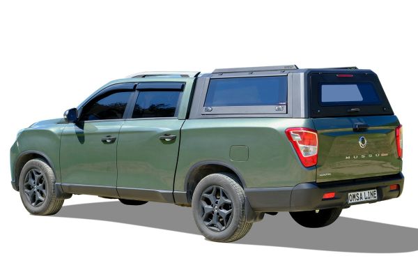OMSA Ssangyong Musso Omcap Camlı Kabin Paslanmaz Çelik 2018 ve Sonrası