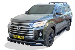 OMSA Ssangyong Musso Shark Ön Koruma Çap:76 Siyah 2019 ve Sonrası - Thumbnail
