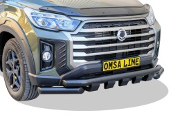OMSA Ssangyong Musso Shark Ön Koruma Çap:76 Siyah 2019 ve Sonrası - Thumbnail