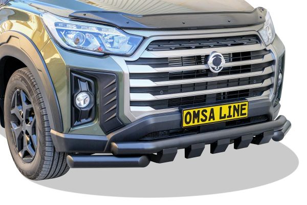 OMSA Ssangyong Musso Shark Ön Koruma Çap:76 Siyah 2019 ve Sonrası
