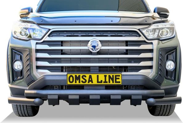 OMSA Ssangyong Musso Shark Ön Koruma Çap:76 Siyah 2019 ve Sonrası