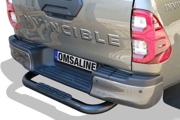 OMSA Toyota Hilux Arka Koruma Çap:76 Siyah 2015-2026 Arası