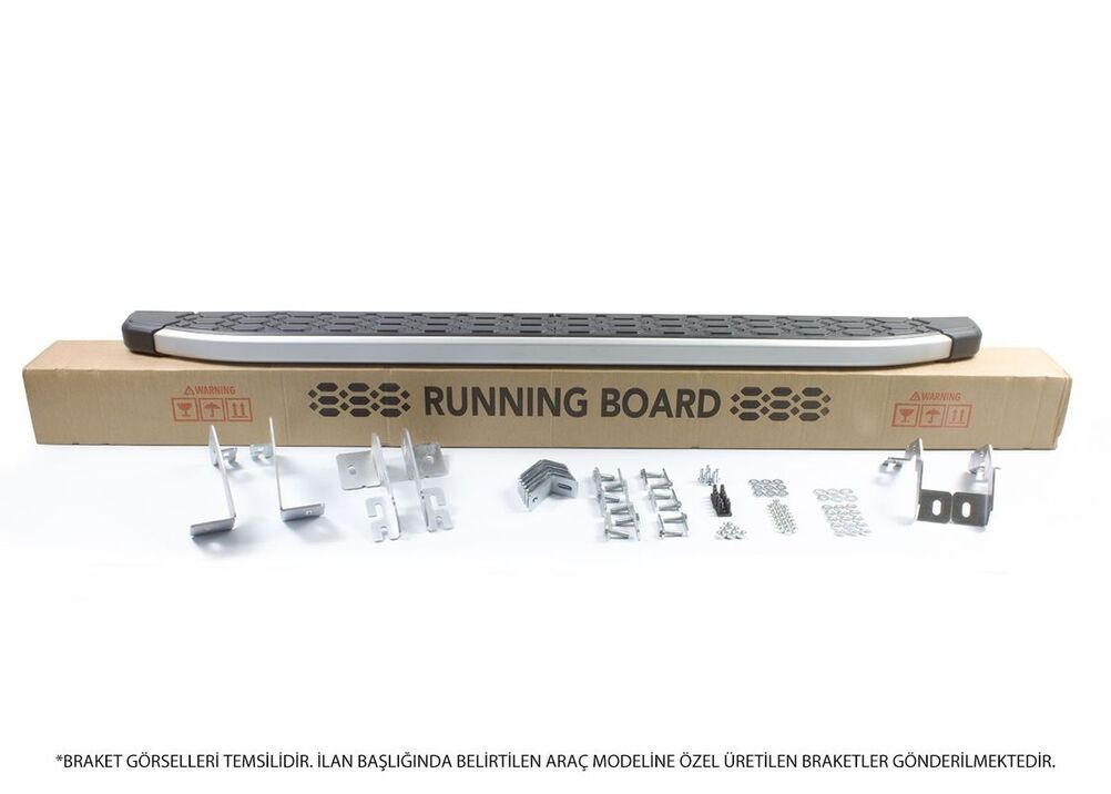 OMSA Toyota Hilux Blackline Yan Basamak Alüminyum 2006-2015 Arası