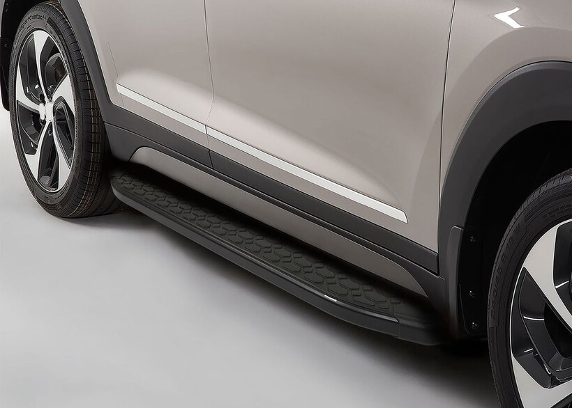 OMSA Toyota Hilux Blackline Yan Basamak Siyah 2015-2026 Arası - Thumbnail