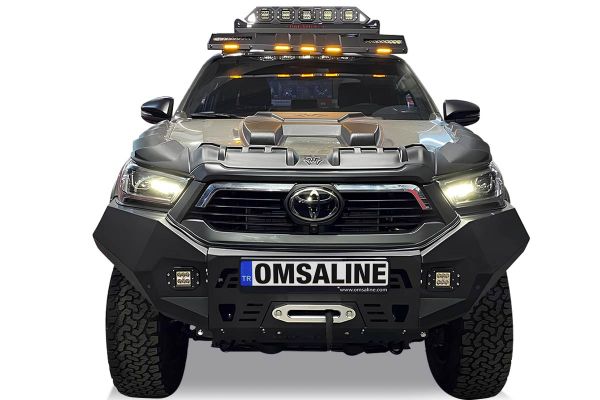 OMSA Toyota Hilux Dakar Çelik Ön Tampon Sensörlü-Sensörsüz 2020-2026 Arası