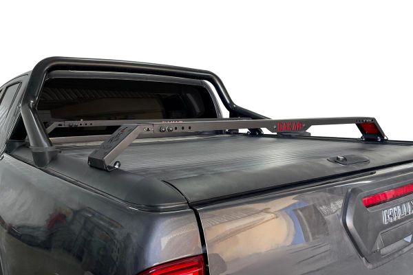OMSA Toyota Hilux Dakar Kasa Üstü Ara Atkı Orijinal Rollbar için 2 Parça Siyah 130-177cm 2015 ve Sonrası