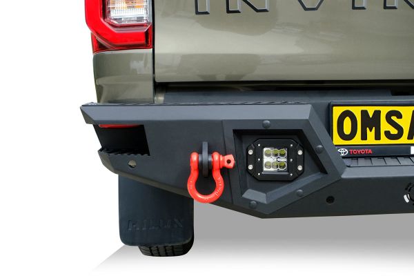 OMSA Toyota Hilux Dakar V2 Çelik Arka Tampon Ledli Sensörlü-Sensörsüz 2015-2026 Arası