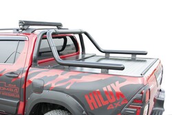 Roll Bar - OMSA Toyota Hilux Kobra Roll Bar Çap:60 Siyah 2015-2026 Arası