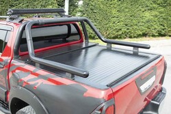 OMSA Toyota Hilux Kobra Roll Bar Çap:60 Siyah 2015-2026 Arası - Thumbnail