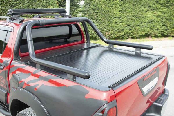 OMSA Toyota Hilux Kobra Roll Bar Çap:60 Siyah 2015-2026 Arası