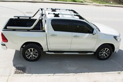 OMSA Toyota Hilux Kobra Roll Bar Çap:76 Krom 2015-2026 Arası - Thumbnail
