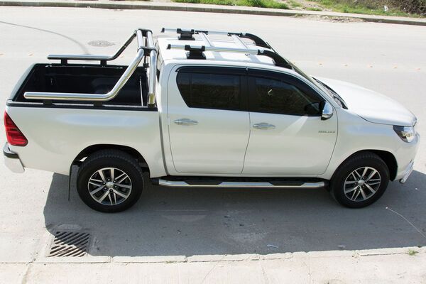 OMSA Toyota Hilux Kobra Roll Bar Çap:76 Krom 2015-2026 Arası