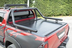OMSA Toyota Hilux Kobra Roll Bar Çap:76 Siyah 2015-2026 Arası - Thumbnail