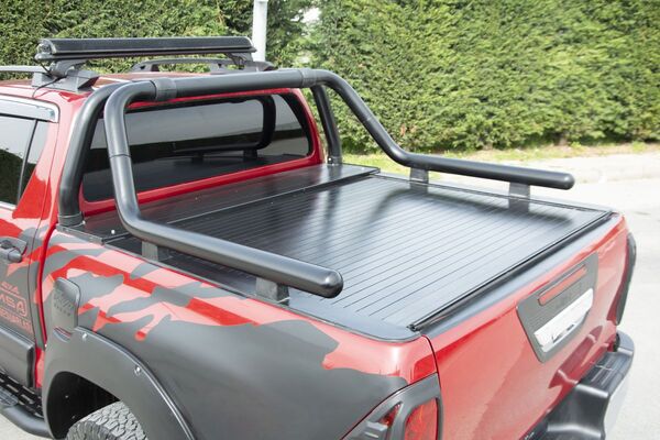 OMSA Toyota Hilux Kobra Roll Bar Çap:76 Siyah 2015-2026 Arası
