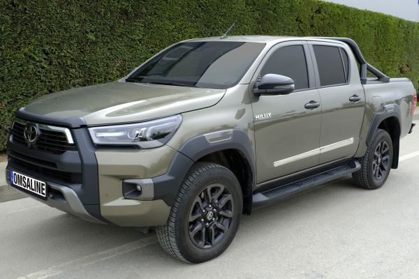 OMSA Toyota Hilux Krom Yan Kapı Çıtası 4 Parça 2015-2026 Arası