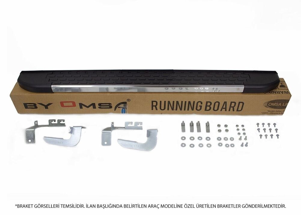 OMSA Toyota Hilux Nevada Yan Basamak Krom 2006-2015 Arası