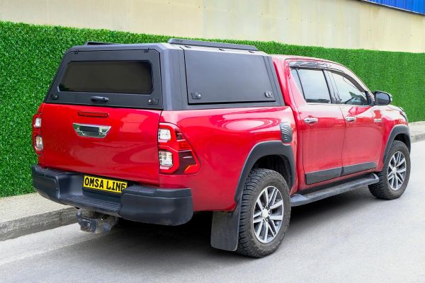 OMSA Toyota Hilux Omcap Camlı Kabin Camp Paslanmaz Çelik 2015-2026 Arası