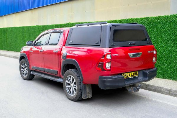 OMSA Toyota Hilux Omcap Camlı Kabin Camp Paslanmaz Çelik 2015 ve Sonrası