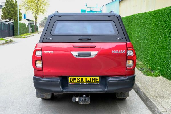 OMSA Toyota Hilux Omcap Camlı Kabin Camp Paslanmaz Çelik 2015 ve Sonrası