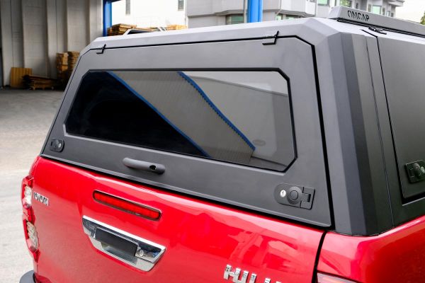 OMSA Toyota Hilux Omcap Camlı Kabin Camp Paslanmaz Çelik 2015 ve Sonrası