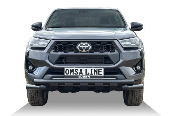 OMSA Toyota Hilux Shark Ön Koruma Çap:76 Siyah 2015 ve Sonrası