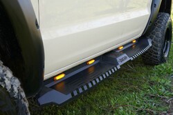 OMSA VW Amarok Dakar Yan Koruma Siyah V2 Ledli 2010-2021 Arası - Thumbnail