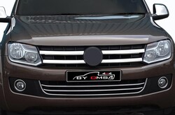 OMSA VW Amarok Krom Ön Tampon Çıtası 3 Parça 2010-2021 Arası - Thumbnail