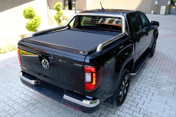 OMSA VW Amarok Omback Siyah Sürgülü Bagaj Kapama Boru Rollbarlı Model 2022 ve Sonrası