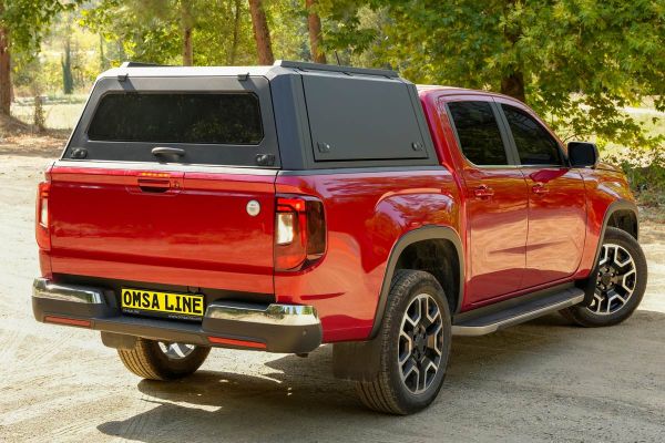 OMSA VW Amarok Omcap Camlı Kabin Camp Paslanmaz Çelik 2022 ve Sonrası