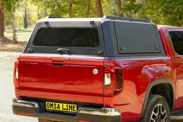 OMSA VW Amarok Omcap Camlı Kabin Camp Paslanmaz Çelik 2022 ve Sonrası