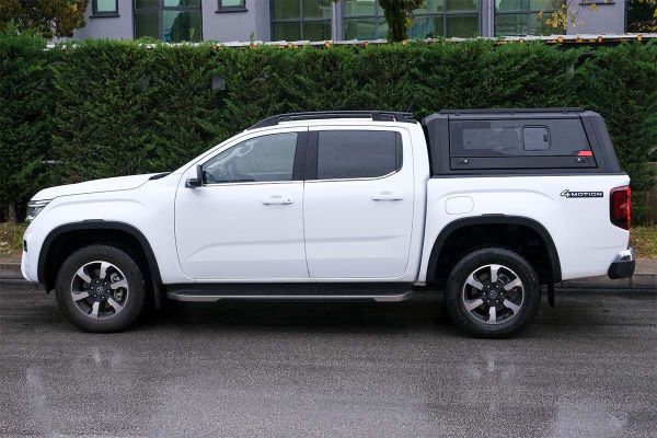 OMSA VW Amarok Omcap Camlı Kabin Paslanmaz Çelik Sürgülü Yan Camlar 2022 ve Sonrası