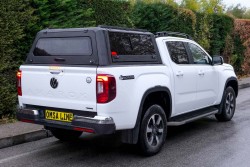 Pick-Up Cabin - OMSA VW Amarok Omcap Camlı Kabin Paslanmaz Çelik Sürgülü Yan Camlar 2022 ve Sonrası