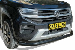 OMSA VW Amarok Texas Ön Alt Koruma Çap:76 Siyah 2022 ve Sonrası - Thumbnail