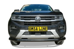 OMSA VW Amarok Texas Ön Alt Koruma Çap:76 Siyah 2022 ve Sonrası - Thumbnail