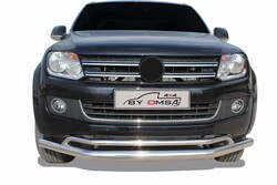 Ön Korumalar - OMSA VW Amarok Vegas Ön Alt Koruma Çap:76-42 Krom 2010-2016 Arası