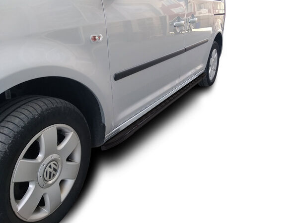 OMSA VW Caddy Dot Line Yan Basamak Siyah Uzun Şase 2003-2020 Arası