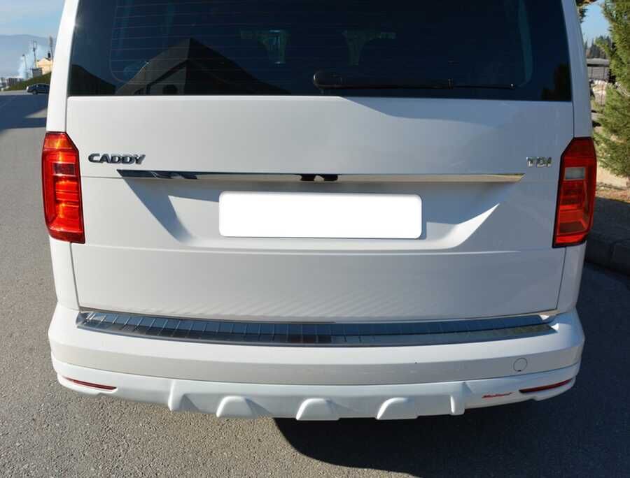 OMSA VW Caddy Minivan Krom Arka Tampon Eşiği Taşlı 2015-2019 Arası