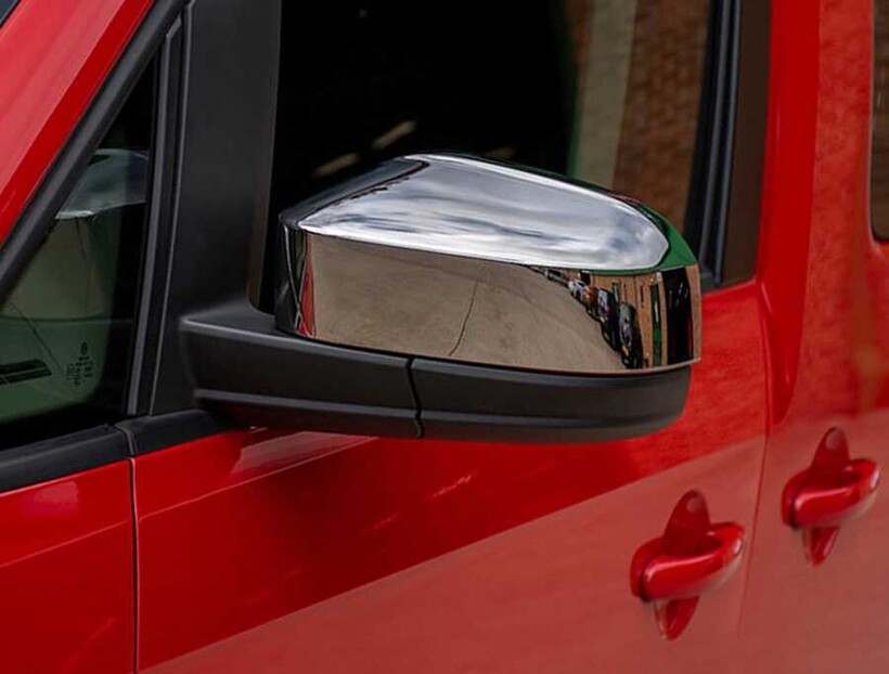 Krom Aksesuar » Omsa - OMSA VW Caddy Minivan Krom Ayna Kapağı 2 Parça Abs 2015-2019 Arası
