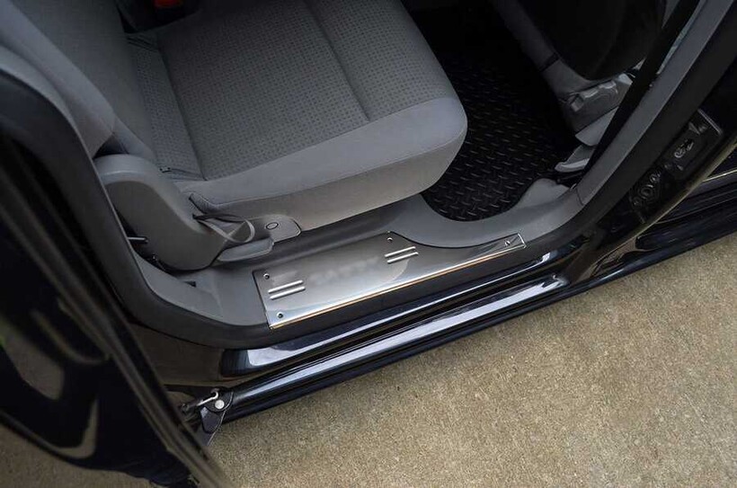 OMSA VW Caddy Minivan Krom İç Kapı Eşiği 4 Parça 2015 ve Sonrası - Thumbnail
