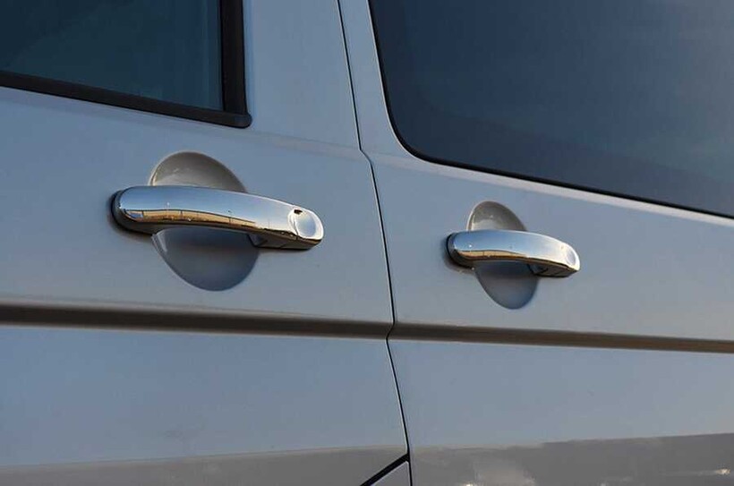 OMSA VW Caddy Minivan Krom Kapı Kolu 3 Kapı 6 Parça Tek Delik 2015-2019 Arası - Thumbnail