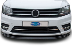 OMSA VW Caddy Minivan Krom Ön Tampon Çıtası 3 Parça 2015-2019 Arası - Thumbnail