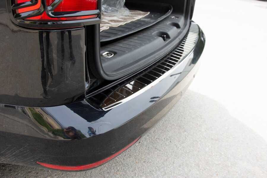 OMSA VW Caddy Minivan Siyah Krom Arka Tampon Eşiği 2015-2019 Arası