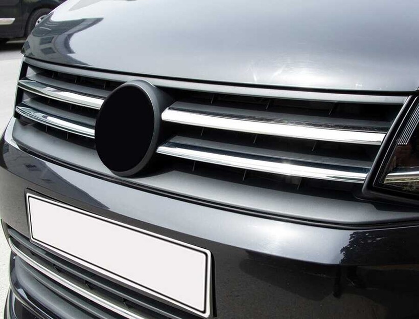 OMSA VW Caddy Minivan Siyah Krom Ön Panjur 2 Parça 2015-2020 Arası - Thumbnail