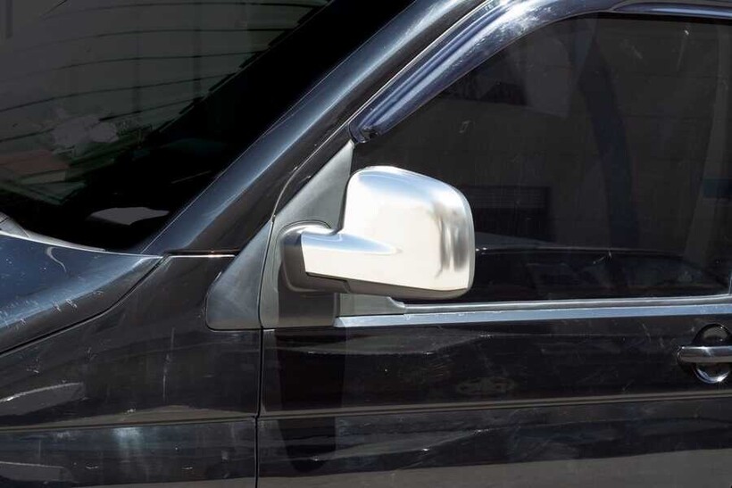 OMSA VW Caddy Saten Krom Ayna Kapağı 2 Parça Abs 2003-2014 Arası - Thumbnail