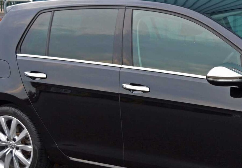 OMSA VW Golf 7 HB Krom Cam Çıtası 2013-2020 Arası - Thumbnail