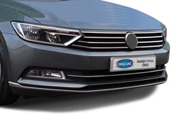 Krom Aksesuar » Omsa - OMSA VW Passat B8 Krom Ön Tampon Çıtası 3 Parça 2015-2019 Arası