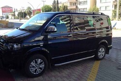 OMSA VW T5 Caravelle Krom Cam Çerçevesi 14 Parça Tek Sürgü Kısa Şase 2003-2014 Arası - Thumbnail